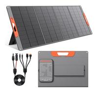 SOKIOVOLA Panel solar portátil de 400 W para estación de energía EF/Jackery/Bluetti/Anker, 25% de alta eficiencia, ultra ligero, panel solar plegable ETFE, salida MC4, para acampar al aire libre