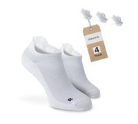 SOKKS Calcetines Running Blancos Tejido Técnico Pack de 4 Pares Hombre y Mujer T. 43-46