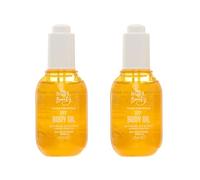 Sol Beauty Aceite Corporal Seco Aroma Caramelo Vainilla con Extracto de Nueces de Brasil y Aceite de Fruta de Buriti, Ayuda a Firmar e Hidratante Ligero Amigable con Veganos 2 x 45ml