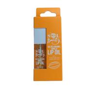 Sol Beauty Aceite Labial Aroma Caramelo Salado Vainilla con Manteca de Cacao y Manteca de Karité, Hidrata y Suaviza tus Labios, Aceite Labial Amigable con Veganos y Libre de Crueldad 3g
