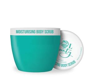 Sol Beauty Body Scrub Coconut Hydrating Sugar Scrub Argan Vitamin E 300g | Moisturising Vegan Friendly Exfoliating Sugar Body Scrub with Argan Oil. Softens and Smooths Skin for a Healthy Glow.