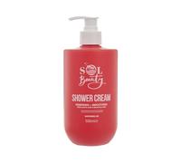 Sol Beauty Crema de Ducha Aroma Sandía, Renovadora y Suavizante Gel de Ducha Amigable con Veganos y Libre de Crueldad 500ml