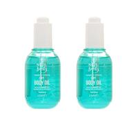 Sol Beauty Dry Body Oil Coconut Scent with Argan Oil Vitamin E 2x 45ml | Lightweight Moisturiser with Coconut Oil and Argan Oil. Helps Smooth and Soften Skin Naturally. Vegan Friendly Formula.