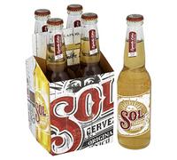 Sol Cerveza - Paquete de 4 Botellas x 330 ml - Total: 1.32 L