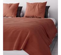 Sol de Ocre Lanzamiento de Cama o sofá 220x240 cm Adele Ladrillo