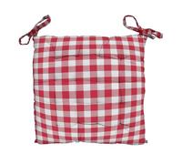 Sol de Ocre, Parte Superior de la Silla tapizada de algodón 40x40x5 cm Vichy