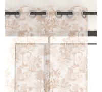 Sol de Ocre, Velo con Ojales Impreso de polialgodón 135x250 cm Kenia