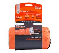 SOL®Escape Lite Bivvy naranja duradero, resistente al agua, resistente al viento, refleja el 70% del calor corporal, transpirable, ligero, 155 g, evita la condensación, deportes acuáticos, senderismo,