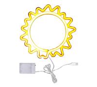 Sol Luces de neón, LED Sol Neón Signo Decoración de la Pared USB Recargable con Pilas luz de la Noche, a Prueba de Agua en Forma de Sol de la lámpara para el Dormitorio, Bar, Fiest