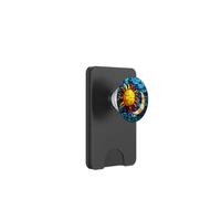 Sol Luna Patron Impresion PopSockets PopWallet para MagSafe