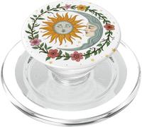 Sol Luna Yin Yang Armonía Celestial Arte PopSockets PopGrip para MagSafe