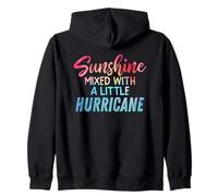 Sol Mezclado con un Divertido Mensaje Positivo de Little Hurricane Sudadera con Capucha