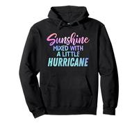 Sol Mezclado con un Divertido Mensaje Positivo de Little Hurricane Sudadera con Capucha