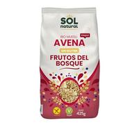 Sol natural muesli avena con frutos del bosque sin gluten, 425 gr