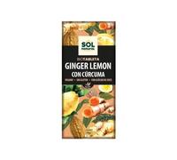 Sol Natural Tableta Chocolate Jengibre Limón Cúrcuma Bio 70g