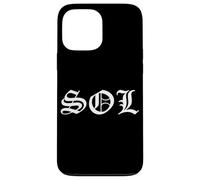 Sol Old English Gothic Funny Gangster Nickname Tag Solana Carcasa para iPhone 13 Pro MAX