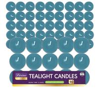 SOL Paquete de 60 velas de té de primavera de montaña - 3,5 horas de tiempo de combustión, velas de té perfumadas con una fragancia refrescante, ideal para el hogar, relajación, cenas románticas