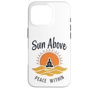 Sol por Encima de la Paz Dentro de la Calma del Yoga Carcasa para iPhone 16 Pro