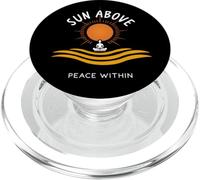 Sol por Encima de la Paz Dentro de la Calma del Yoga PopSockets PopGrip para MagSafe