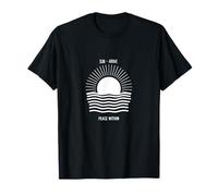 Sol por Encima de la Paz Dentro de Las Vibraciones de la Playa Camiseta