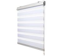 Sol Royal Persiana Doble Estor Enrollable Noche y día Carcasa SolDecor DK9 Klemmfix Todas Habitaciones Blanco 70x160 cm