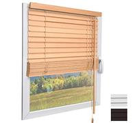 Sol Royal Persiana Veneciana de Madera SolDecor JH3 en Óptica de Roble - 150x160 cm - persiana de Madera sostenible