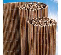 Sol Royal Protección Visual Valla de Mimbre Estera de Mimbre 120x500 cm - Fácil Instalación y Estable Pantalla de Privacidad Patio y Jardín Balcón Privacidad Natural Terraza - SolVision W79