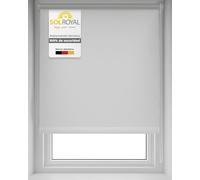Sol Royal Sol Decor T42 Persiana Opaca y Térmica para Ventanas 100x160 cm - Pantalla con o sin Taladro Ajustable a Continuación - Persiana Blanca Antideslumbrante Duradera y Resistente