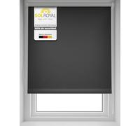Sol Royal Sol Decor T42 Persiana Opaca y Térmica para Ventanas 50x160 cm - Pantalla con o sin Taladro Ajustable a Continuación - Persiana Antracita Antideslumbrante Duradera y Resistente