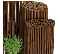 Sol Royal Valla de Bambú Premium 150x250cm B23 Marrón Oscuro - cañas de bambú endurecido Ø 2-3cm, Valla de bambú Resistente a la Intemperie para Interiores y Exteriores