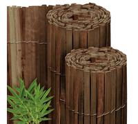 Sol Royal Valla de Protección Bambú Marrón Oscuro 160x600 cm - Cañizo Jardin Ocultacion Exterior- Robusto Cañizo Bambu Terraza Resistente a Intemperie - Malla Protectora Balcon Privacidad Balcón - B55