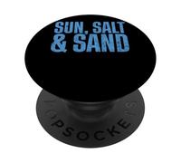 Sol, sal y arena Ocean Beach Vibes Classic PopSockets PopGrip Adhesivo