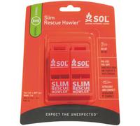 SOL Slim Rescue Howler Whistle silbatos de emergencia (pack 2 unidades)
