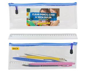 SOL transparente de 32 cm, con regla de 30 cm. Cumple con las reglas de examen del Reino Unido
