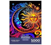 Sol y Luna 1000 Piezas Yueyang Meets Puzzles para Adultos Rompecabezas De Desafíos Difíciles Clásicos para Adultos Y Niños A Partir De 12 Años Entretenimiento Creativo Obra De Arte De Juego De Rompe