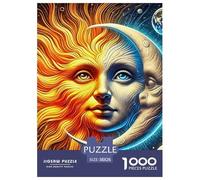 Sol y Luna 1000 Tabletas Yueyang Meets Puzle para Adultos Rompecabezas De Desafíos Difíciles Clásicos para Adultos Y Niños A Partir De 12 Años Entretenimiento Creativo Obra De Arte De Juego De Rompe