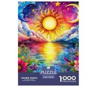 Sol y Luna 1000 Tabletas Yueyang Meets Puzle para Adultos Rompecabezas Imposible Clásicos para Adultos Y Niños A Partir De 12 Años Entretenimiento Creativo Obra De Arte De Juego De Rompecabezas Pasa