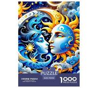 Sol y Luna 1000 Tabletas Yueyang Meets Puzzles para Adultos Rompecabezas Imposible Clásicos para Adultos Y Niños A Partir De 12 Años Entretenimiento Creativo Obra De Arte De Juego De Rompecabezas De