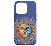 Sol y Luna Celestial Boho Mystical Hippie 90s Carcasa para iPhone 13 Pro