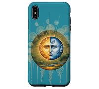 Sol y Luna Celestial Boho Mystical Hippie 90s Carcasa para iPhone XS MAX