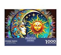 Sol y Luna Puzzles 1000 Piezas Serie Art Collection Entretenimiento Creativo Adultos Y Niños A Partir De 12 Año 38x26cm/1000pcs