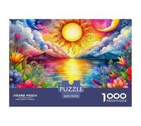 Sol y Luna Puzzles 1000 Piezas Serie Art Collection Juguete Educativo Adultos Y Niños A Partir De 12 Año 70x50cm/1000pcs