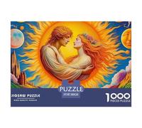 Sol y Luna Puzzles 1000 Piezas Serie Art Collection Puzzles para Adultos Y Niños Adultos Y Niños A Partir De 12 Año 38x26cm/1000pcs