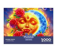Sol y Luna Puzzles 1000 Piezas Serie Art Collection Rompecabezas De Piso Y Juego Familiar Adultos Y Niños A Partir De 12 Año 70x50cm/1000pcs