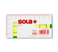 Sola 1616101 R102 nivel de espíritu de plástico, transparente - 5 piezas -...