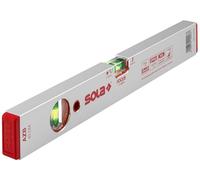 Nivel De Burbuja Azb De Aluminio Anodizado Plateado Con 2 Burbuja