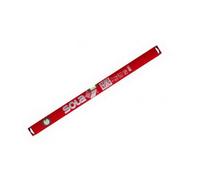 Sola Nivel de aluminio extra resistente Big X – 40 cm, 3 burbujas de precisión Focus, rojo