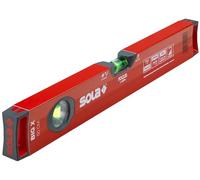 Sola BIG X - Nivel de aluminio extra resistente de 50 cm con 2 burbujas de precisión Focus