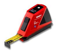 SOLA CITO - Cinta métrica digital (5 m, 25 mm, Bluetooth, con pantalla LCD y batería de Li-Po, transfiere los valores medidos a la aplicación para smartphone, longitud de 5 m con escala de mm)