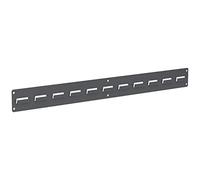 Sola fila apersianado Panel de pared para colgar cubos de acero con recubrimiento en polvo, 32 cm de largo x 3 pulgadas de altura, pack de 2
